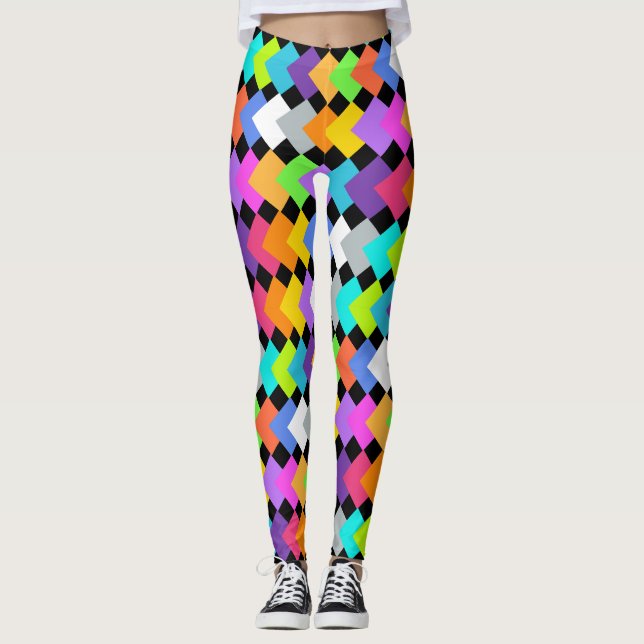 Legging Neon Diamantes (Frente)