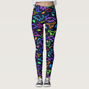 Legging Neon Dinossauros
