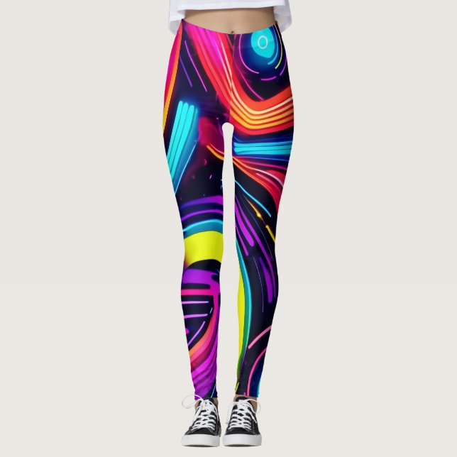 Legging Neon Dreamscape Art (Frente)