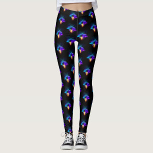 Legging Neon Firefly a preto