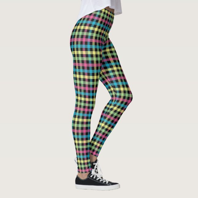Legging Neon Gingham (Direita)