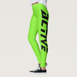 Legging Neon Green Ative Sport