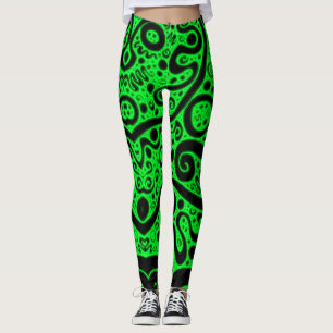 Legging Neon Green Coils