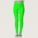 Legging Neon Green Funky<br><div class="desc">Viva em voz alta com essas leggings verdes neon HOT!</div>