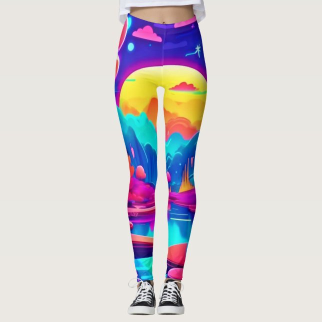 Legging Neon Jungle Dream Art (Frente)