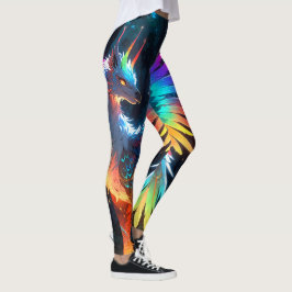 Legging Neon Phoenix Bird