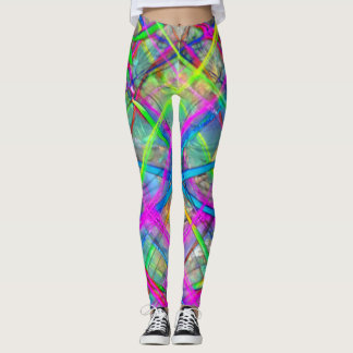 Legging Neon plaid