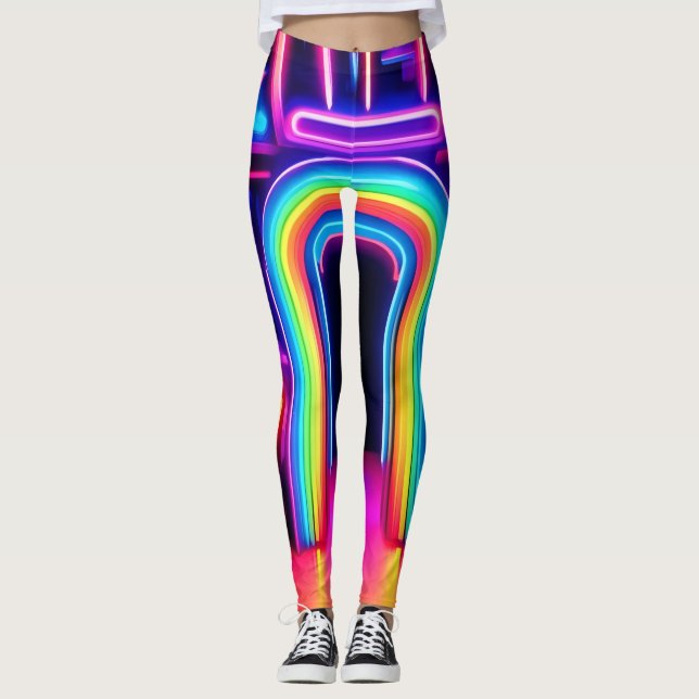 Legging Neon Rainbow Gateway (Frente)