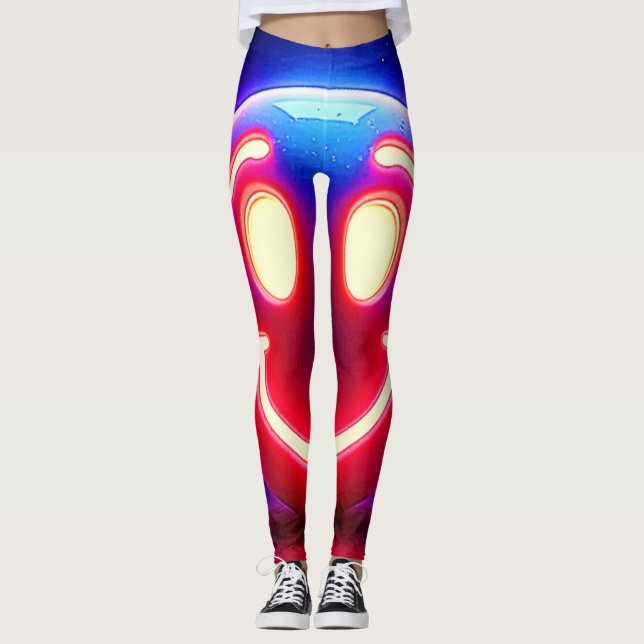 Legging Neon Smile: Feliz Brilho (Frente)