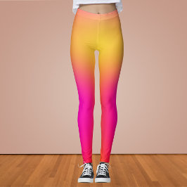 Legging Neon Yellow e Pink