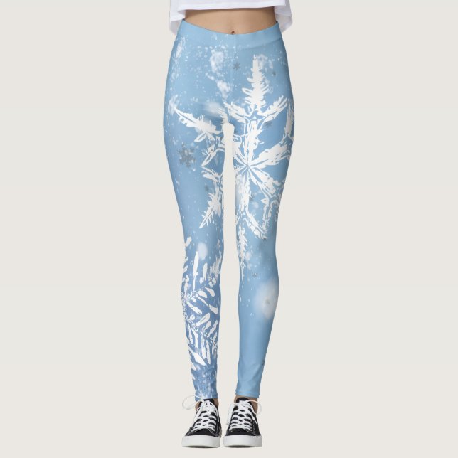Legging Neve de Natal Maravilhosa (Frente)
