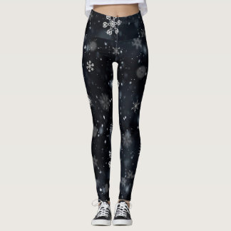 Legging Neve em Flocos de Neve