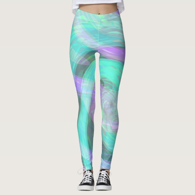 Legging Névoa aquática (Frente)
