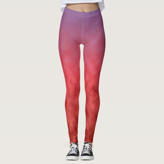 Legging Névoa Carmesim ao Crepúsculo (Frente)