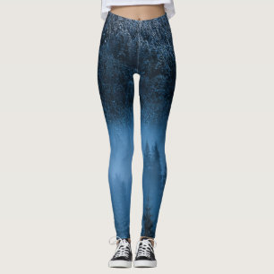 Legging Névoa mágica sobre a floresta de espadilha nevad