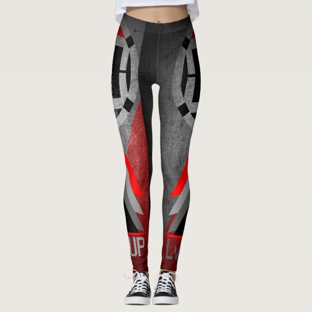 Legging Nível de 00 LVL acima das caneleiras (Frente)