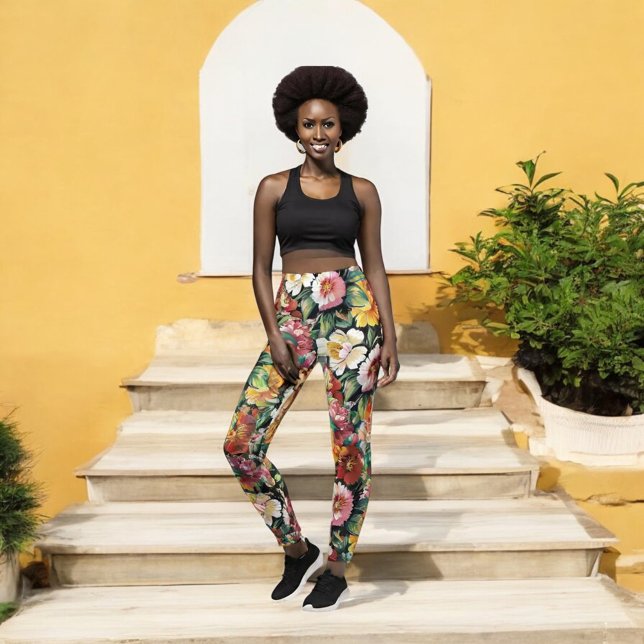 Legging Noir Floral (Criador carregado)