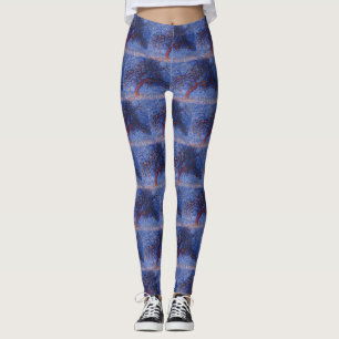 Legging Noite: A Árvore Vermelha (1910) por Piet Mondrian