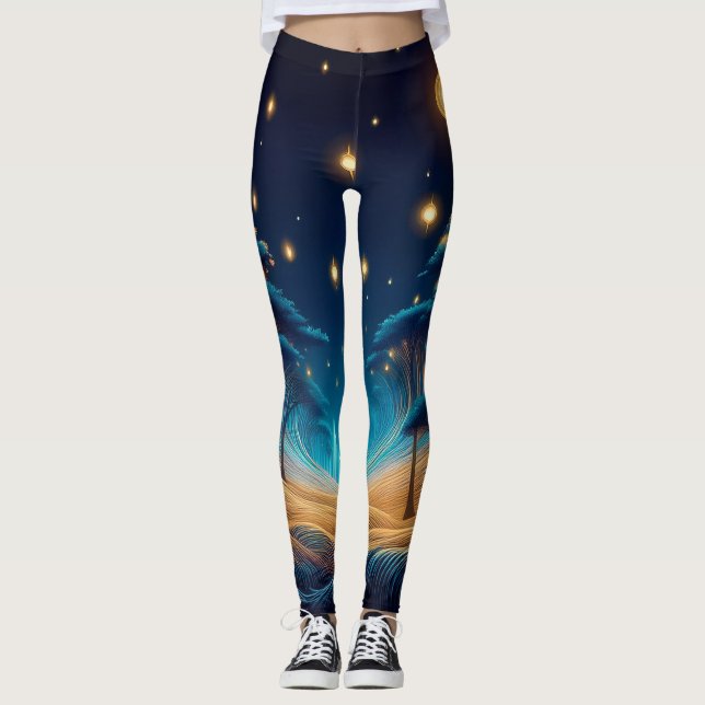 Legging Noite Azul (Frente)