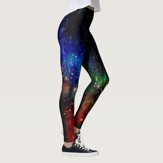 Legging Noite Colorida do Firefly (Direita)
