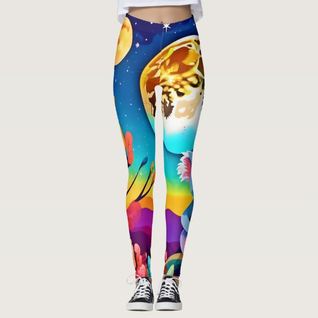 Legging Noite de Lua de Koala (Frente)