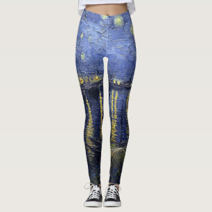 Legging Noite Estrelada Sobre O Ródano