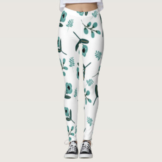 Legging Noite Floral do Jardim Azul