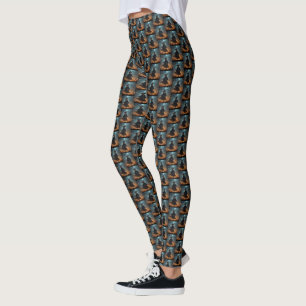 Legging "Noite Má: Bruxa Assustadora do Halloween e seus M