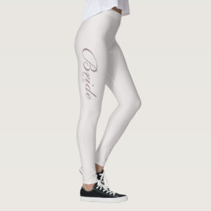 Legging Noivado cor-de-rosa rosa Dusty para a perna