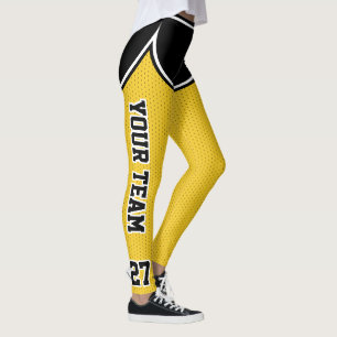 Legging Nome da Equipe Esportiva Número de Pontos Negros A