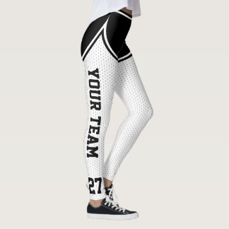 Legging Nome da Equipe Esportiva Número de Pontos Negros B