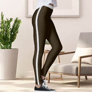 Legging Nome da Foto do Gato Siamês Fofo Personalizado Mar