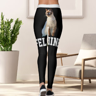 Legging Nome Preto Personalizado Fita Gota Siamesa Foto de