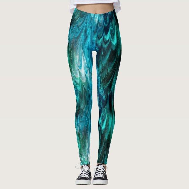 Legging nonpareil kelpie teal: (Frente)