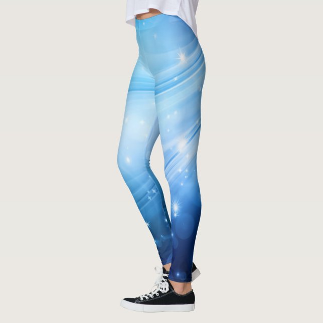 Legging Norte Light Stars Blue + suas ideias (Esquerda)