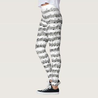 Legging Notação do original da série do violoncelo de Bach