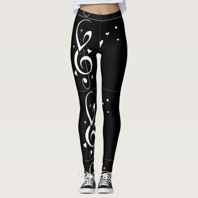 LEGGING **NOTAS MUSICAIS** LEGGENS (Frente)