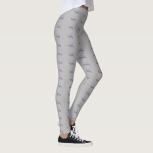 Legging Notas Musicais Roxas
