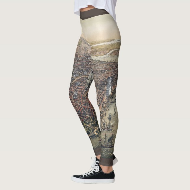 Legging Nova York Antiga, Cidade de Nova York, Ponte de Br (Esquerda)