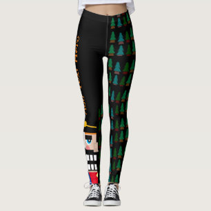 Legging Nozes de Natal Personalizadas na Floresta