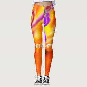 Legging Nudibrânquio dórido colorido. 