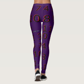 Legging Number Eye Chart 