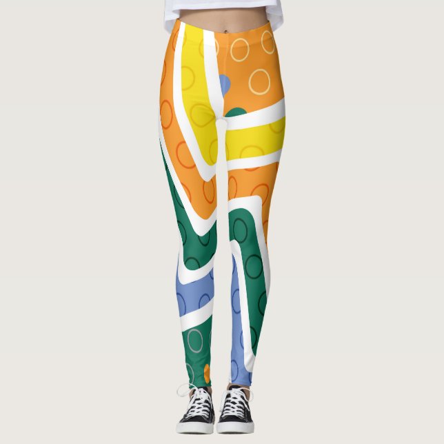 Legging Números Geométricos 3 (Frente)