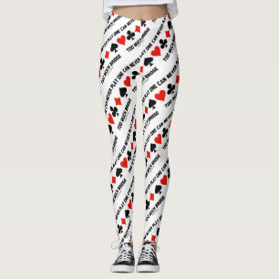Legging Nunca É Possível Jogar Muito Bridge Quatro Placas