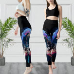 Legging Nunca Pare De Tentar O Esporte Negra Moderno<br><div class="desc">Nunca Pare de Tentar LEGGINGS modernos do esporte negro,  o esporte cita algumas razões para ela continuar e trabalhar em duro</div>