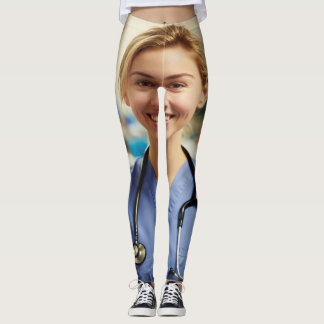 Legging Nurse Photo Customize Personalize