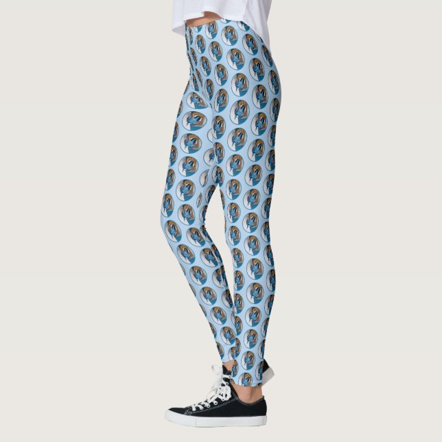 Legging Nuthatch Branca em Neve - Foto original (Esquerda)