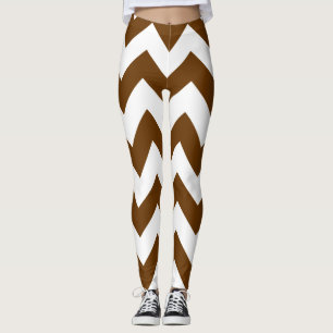 Legging Nutmeg Neutral Chevrons