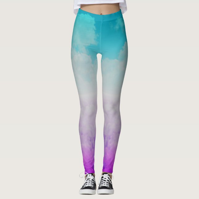 Legging Nuvens coloridas (Frente)