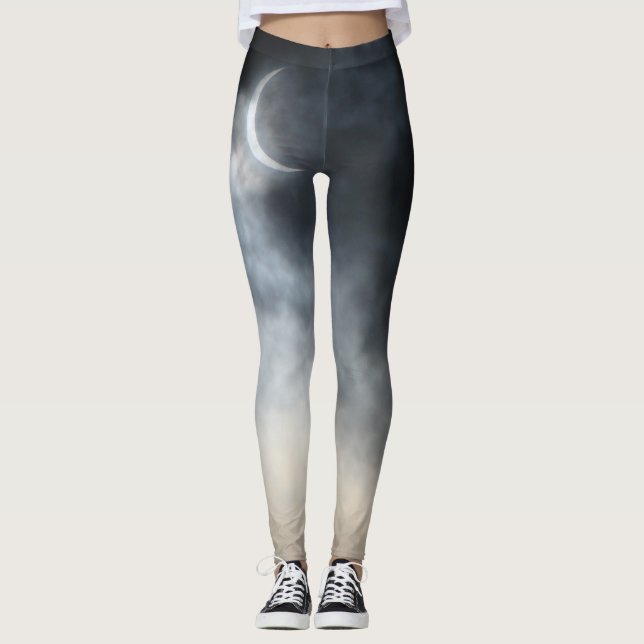 Legging Nuvens de Tempestade Spooky Eclipse 2017 (Frente)
